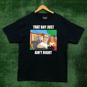 King of the Hill That Boy Aint Right Tshirt size large